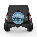 CUSTOMISABLE OUTDOOR ADVENTURE IS OUT THERE BLACK TIRE COVER