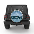 CUSTOMISABLE OUTDOOR ADVENTURE IS OUT THERE SILVER CARBON FIBER TIRE COVER