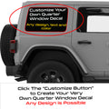 Custom Jeep Quarter Window Decal