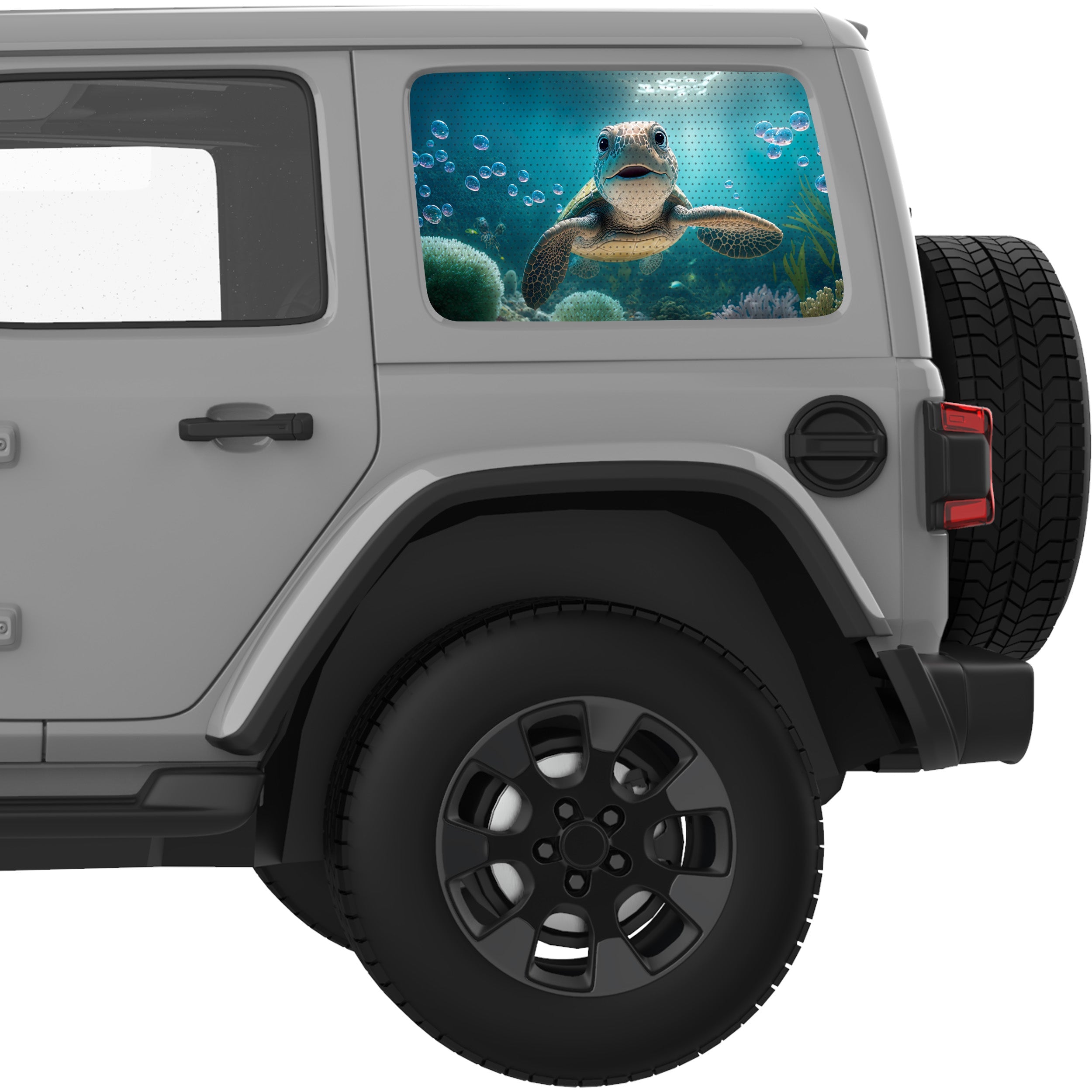 Tartaruga divertente decalcomania per auto tartaruga marina adesivo tartaruga vinile decalcomania vinile sticers per ragazze kawaii vinile Van adesivi