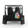 CUTE BEACH FLAMINGO BLACK TIRE COVER FOR MOKE