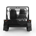 CUTE CAT PAWS BLACK CARBON FIBER TIRE COVER FOR MOKE