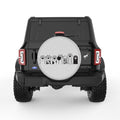 CUTE CAT PAWS SILVER CARBON FIBER TIRE COVER