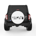 CUTE CAT PAWS WHITE TIRE COVER