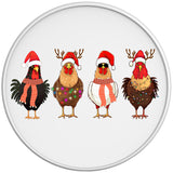 CUTE CHRISTMAS CHICKENS