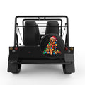 CUTE CHRISTMAS GOLDEN RETRIEVER BLACK TIRE COVER FOR MOKE