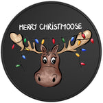 CUTE CHRISTMAS MOOSE BLACK TIRE COVER