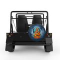 CUTE TEDDY BEAR HALLOWEEN BLACK TIRE COVER FOR MOKE