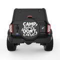 CAMP HAIR DON T CARE BLACK TIRE COVER