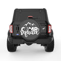 CAMP SQUAD BLACK CARBON FIBER TIRE COVER