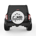 CAMP SQUAD PEARL  WHITE CARBON FIBER TIRE COVER