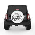 CAMP SQUAD WHITE TIRE COVER