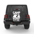 CAMPING MORE WORRY LESS BLACK CARBON FIBER TIRE COVER
