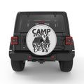 CAMPING MORE WORRY LESS SILVER CARBON FIBER TIRE COVER