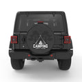 CAMPING AWAY FROM THE TOWN PEARL  WHITE CARBON FIBER TIRE COVER