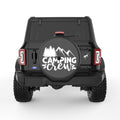 CAMPING CREW BLACK CARBON FIBER TIRE COVER
