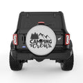 CAMPING CREW SILVER CARBON FIBER TIRE COVER