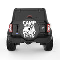 CAMPING MORE WORRY LESS BLACK CARBON FIBER TIRE COVER