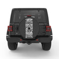 CAMPING RULES BLACK CARBON FIBER TIRE COVER
