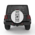 CAMPING RULES SILVER CARBON FIBER TIRE COVER