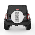 CAMPING RULES PEARL  WHITE CARBON FIBER TIRE COVER