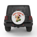 CANT CATCH ME SILVER CARBON FIBER TIRE COVER