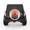 CAPITOL REEF SILVER CARBON FIBER TIRE COVER