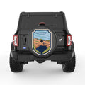 CARLSBAD CAVERNS BLACK CARBON FIBER TIRE COVER