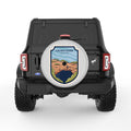 CARLSBAD CAVERNS SILVER CARBON FIBER TIRE COVER