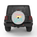CHRISTMAS BY THE SEA WHITE TIRE COVER
