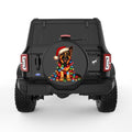 CHRISTMAS GERMAN SHEPHERD BLACK TIRE COVER