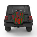 CHRISTMAS IS MY FAVORITE BLACK CARBON FIBER TIRE COVER