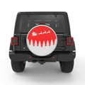 CHRISTMAS SCENE BLACK TIRE COVER