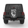 CLUCK OFF BLACK CARBON FIBER TIRE COVER