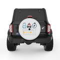 COLLECT MOMENTS PEARL  WHITE CARBON FIBER TIRE COVER