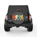 COLORFUL BIGFOOT BLACK CARBON FIBER TIRE COVER