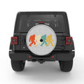 COLORFUL BIGFOOT WHITE TIRE COVER