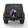 COLORFUL GREAT DANE BLACK CARBON FIBER TIRE COVER