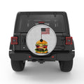 COLORFUL HAMBURGER WHITE TIRE COVER