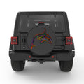 COLORFUL KILLER WHALE PEARL  WHITE CARBON FIBER TIRE COVER