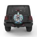 OCEAN COLOR TURTLE BLACK CARBON FIBER TIRE COVER