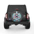 OCEAN COLOR TURTLE BLACK CARBON FIBER TIRE COVER