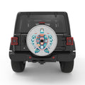 OCEAN COLOR TURTLE WHITE TIRE COVER