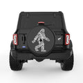 COOL TRIBAL BIGFOOT BLACK TIRE COVER