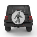 COOL TRIBAL BIGFOOT WHITE TIRE COVER