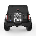 CRAZY DOG LADY BLACK TIRE COVER