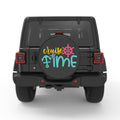 CRUISE TIME PEARL  WHITE CARBON FIBER TIRE COVER