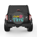 CRUISE TIME BLACK CARBON FIBER TIRE COVER