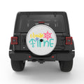 CRUISE TIME SILVER CARBON FIBER TIRE COVER