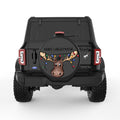 CUTE CHRISTMAS MOOSE BLACK TIRE COVER